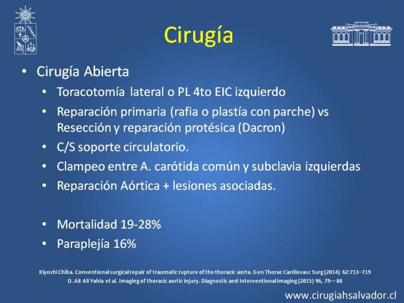 Diapositiva 14 de Trauma de Aorta Torácica