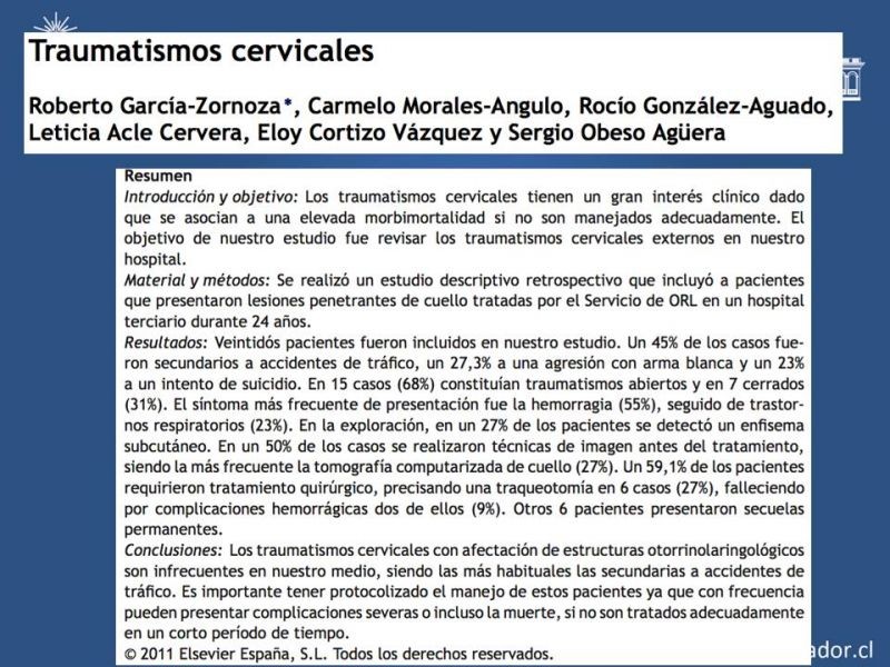 Diapositiva 15 de Trauma Cervical
