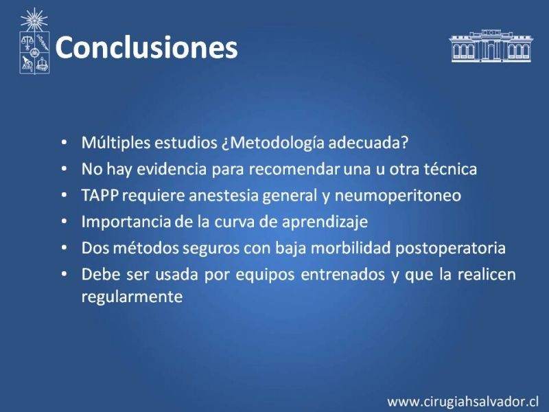 Diapositiva 15 de Hernioplastía Laparoscópica TEP vs TAPP