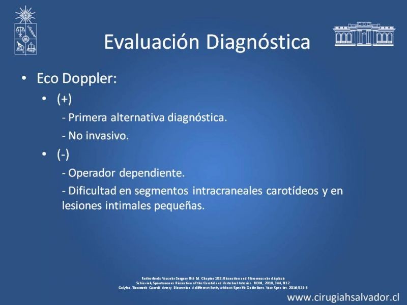 Diapositiva 24 de Disección Carotídea