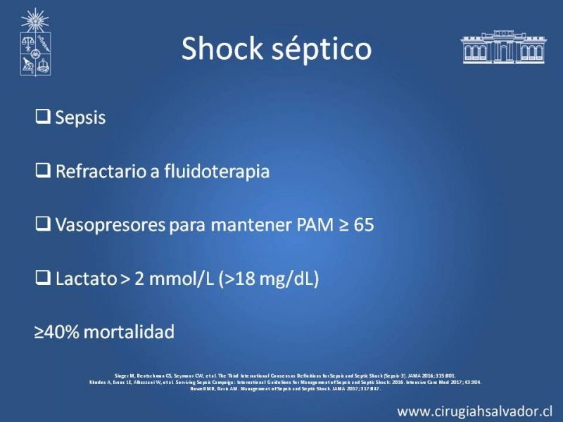 Diapositiva 7 de Actualización en el manejo de la sepsis 