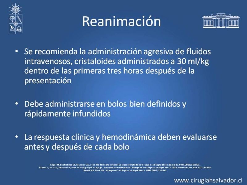 Diapositiva 11 de Actualización en el manejo de la sepsis 