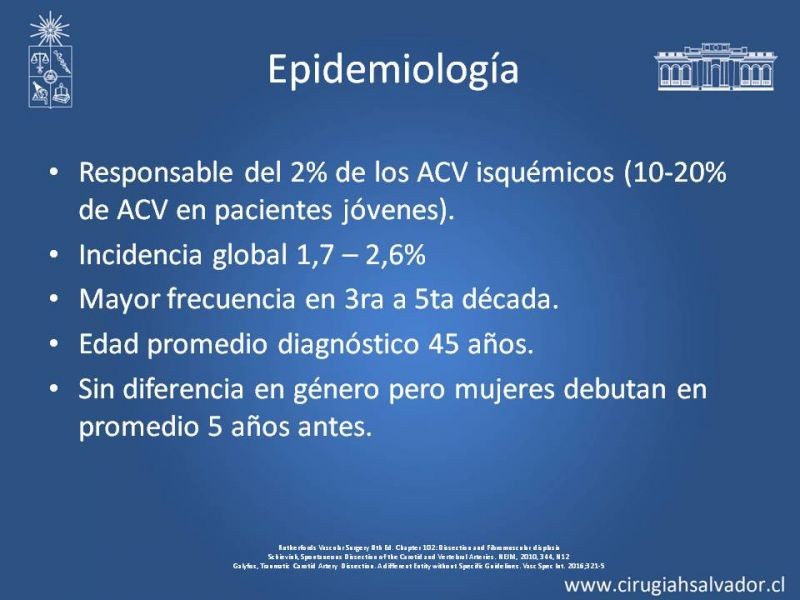 Diapositiva 3 de Disección Carotídea
