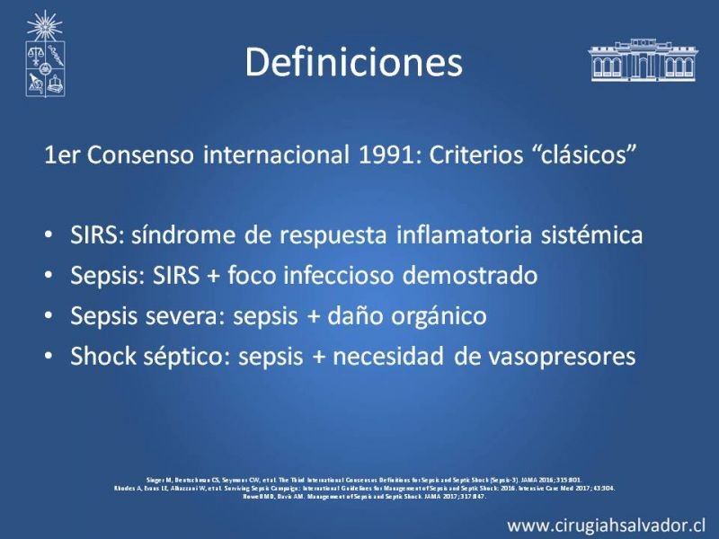 Diapositiva 3 de Actualización en el manejo de la sepsis 