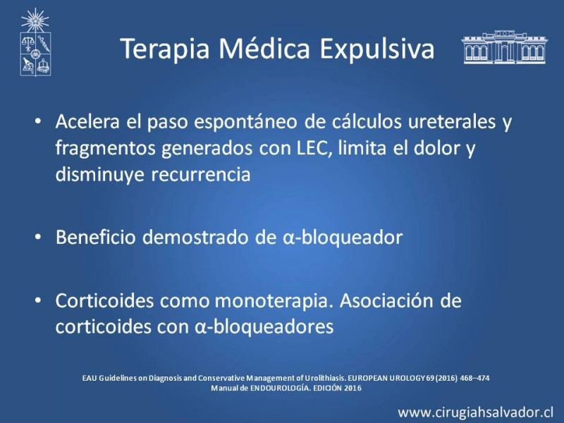 Diapositiva 17 de Manejo de Urolitiasis