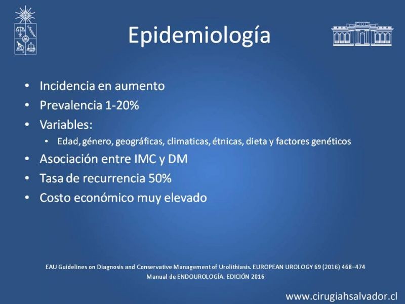 Diapositiva 2 de Manejo de Urolitiasis