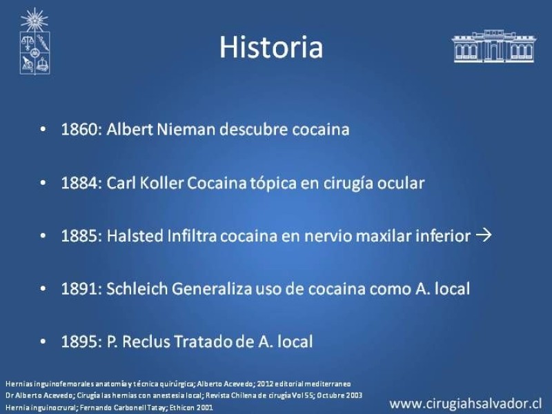 Diapositiva 4 de A. Local en la reparación de hernia Inguinal