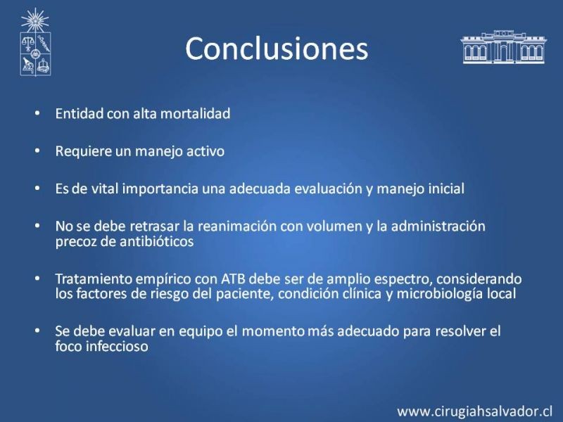 Diapositiva 23 de Actualización en el manejo de la sepsis 