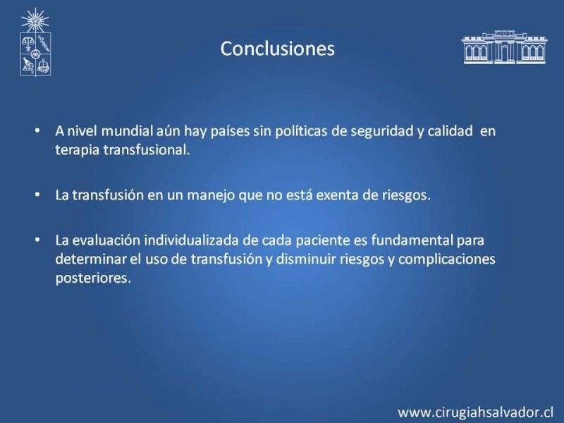 Diapositiva 19 de Terapia transfusional perioperatoria