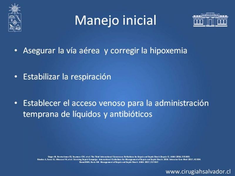 Diapositiva 10 de Actualización en el manejo de la sepsis 