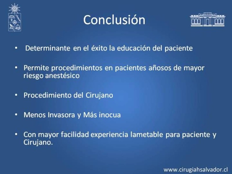 Diapositiva 17 de A. Local en la reparación de hernia Inguinal