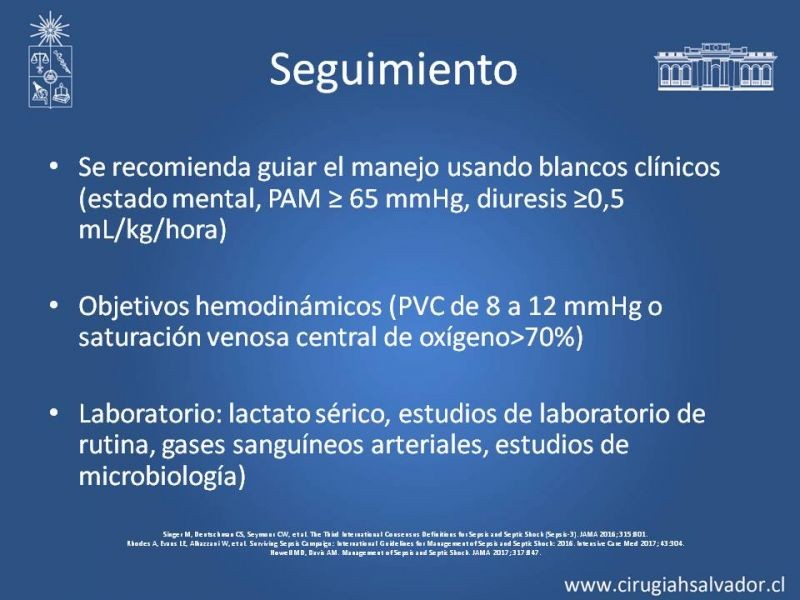 Diapositiva 22 de Actualización en el manejo de la sepsis 