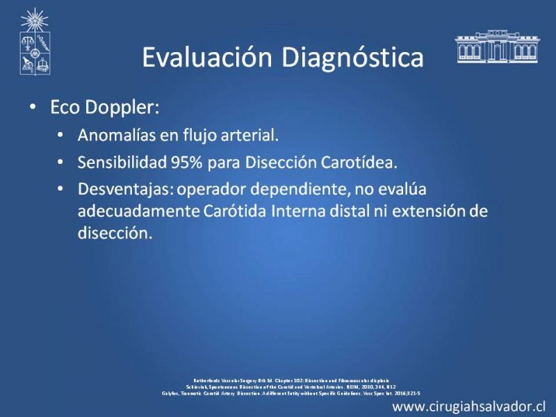 Diapositiva 10 de Disección Carotídea