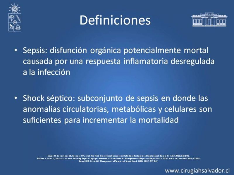 Diapositiva 4 de Actualización en el manejo de la sepsis 