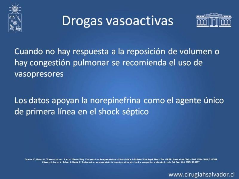 Diapositiva 20 de Actualización en el manejo de la sepsis 