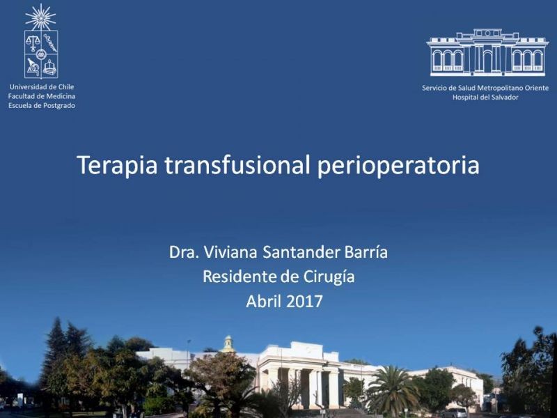 Diapositiva 21 de Terapia transfusional perioperatoria
