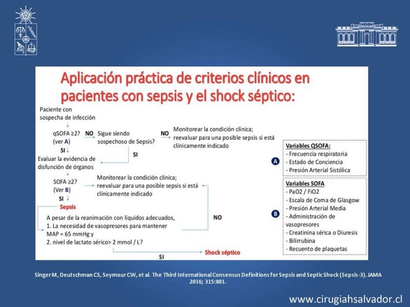 Diapositiva 8 de Actualización en el manejo de la sepsis 