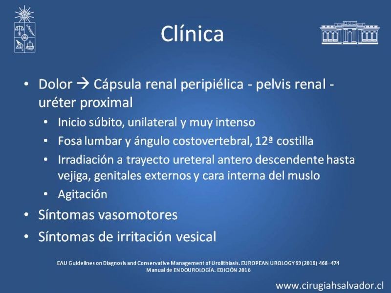 Diapositiva 5 de Manejo de Urolitiasis