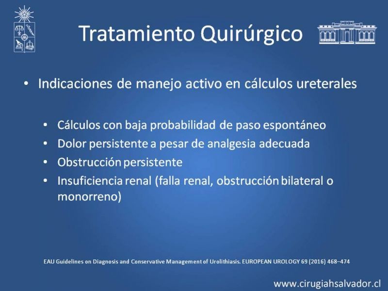 Diapositiva 24 de Manejo de Urolitiasis