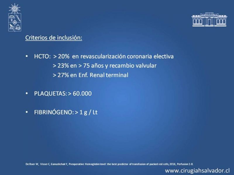 Diapositiva 13 de Terapia transfusional perioperatoria