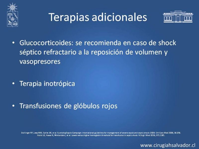 Diapositiva 21 de Actualización en el manejo de la sepsis 