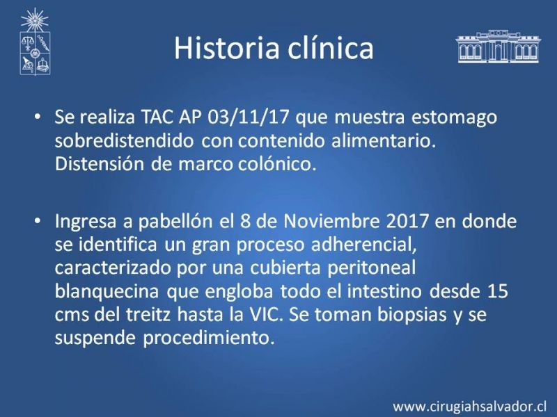 Diapositiva 2 de Peritonitis esclerosante encapsulante (Síndrome Cocoon)