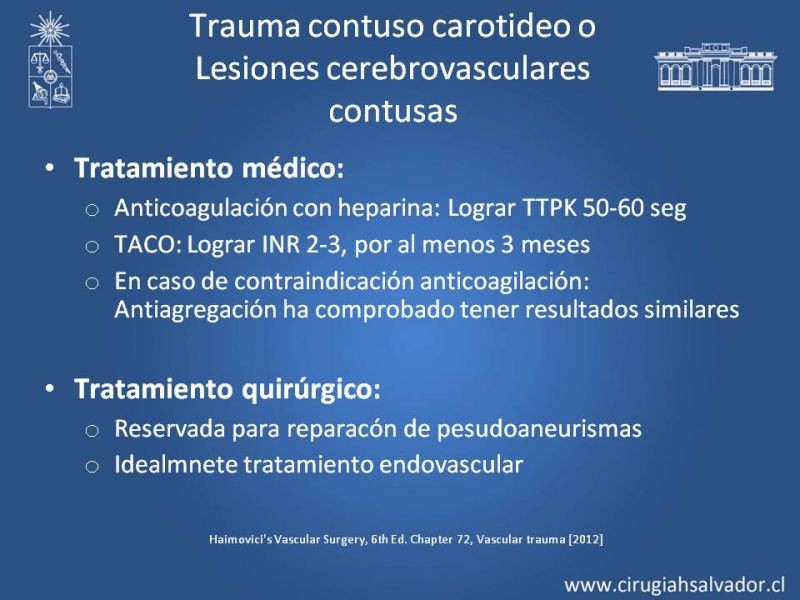 Diapositiva 34 de Trauma Carotídeo