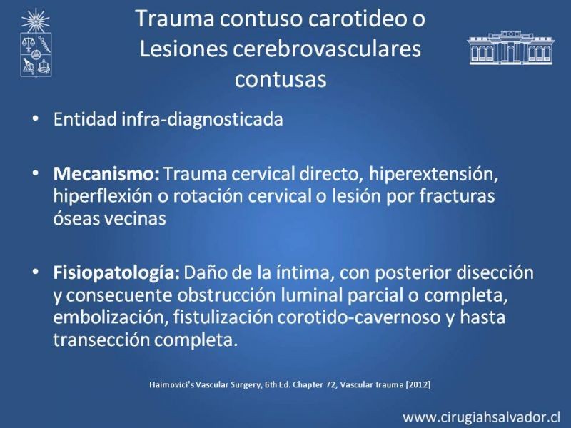 Diapositiva 32 de Trauma Carotídeo