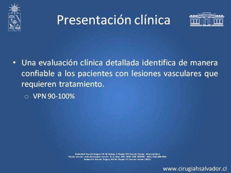 Diapositiva 14 de Trauma Carotídeo