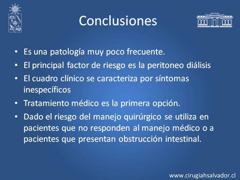 Diapositiva 26 de Peritonitis esclerosante encapsulante (Síndrome Cocoon)