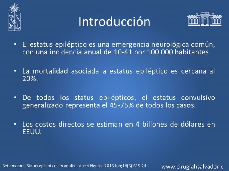Diapositiva 1 de Status Epiléptico