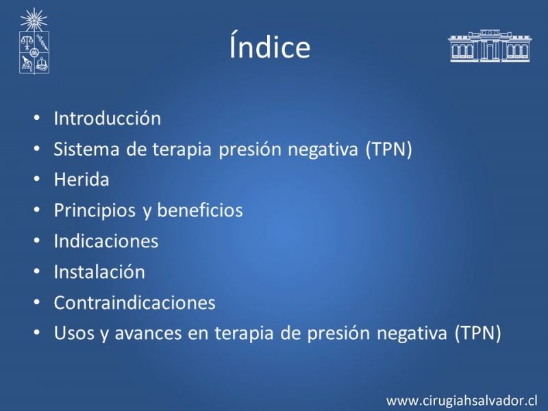 Diapositiva 1 de Terapia de presión negativa