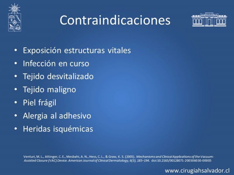 Diapositiva 18 de Terapia de presión negativa