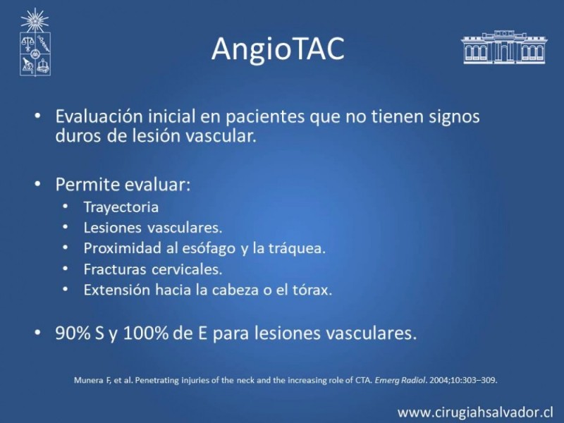 Diapositiva 18 de Trauma Carotídeo