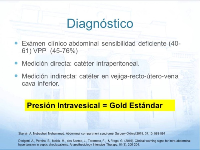 Diapositiva 8 de Síndrome Compartimental Abdominal