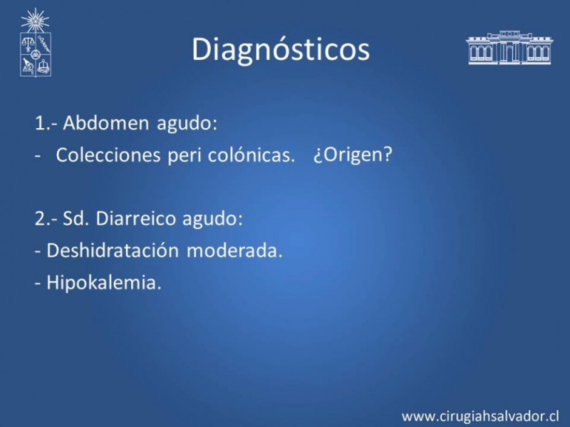 Diapositiva 13 de Absceso peri colónico