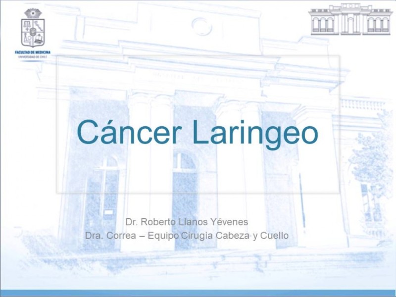 Diapositiva 1 de Cáncer Laringeo