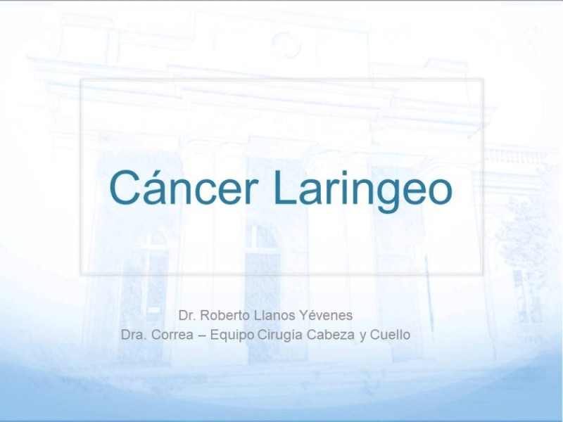 Diapositiva 15 de Cáncer Laringeo
