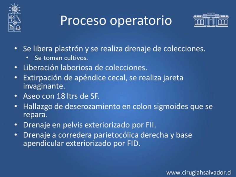 Diapositiva 17 de Absceso peri colónico