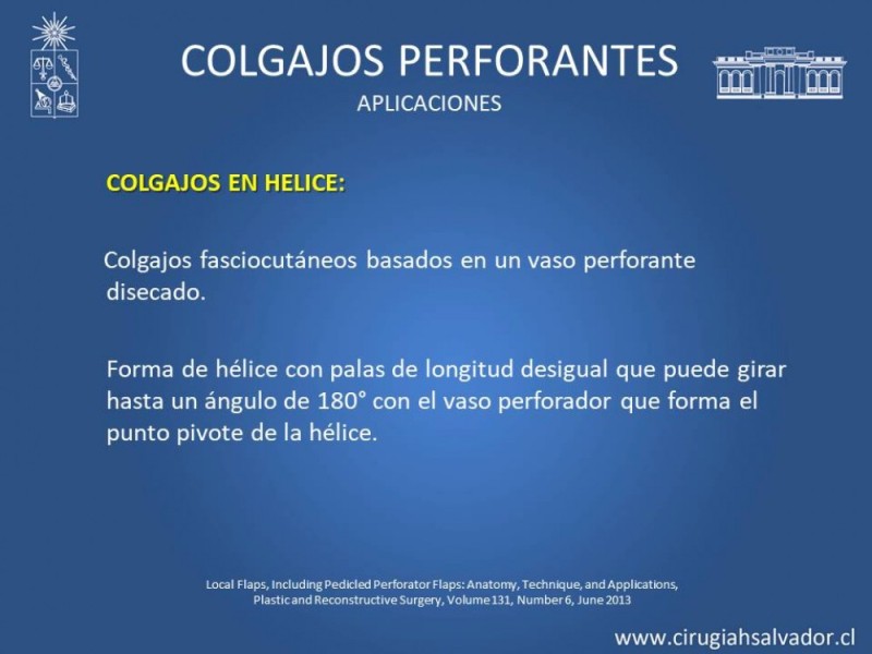 Diapositiva 45 de Aplicación Colgajos Perforantes