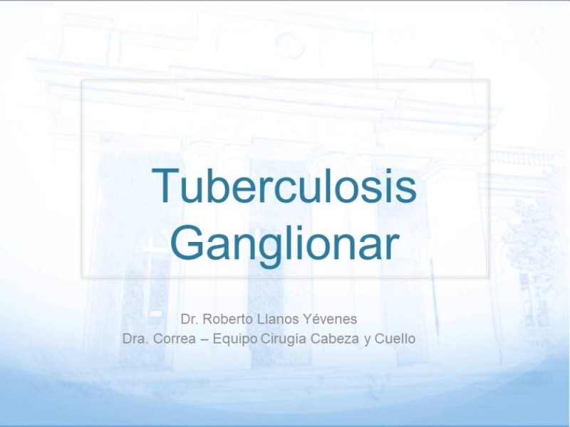 Diapositiva 15 de Tuberculosis Ganglionar