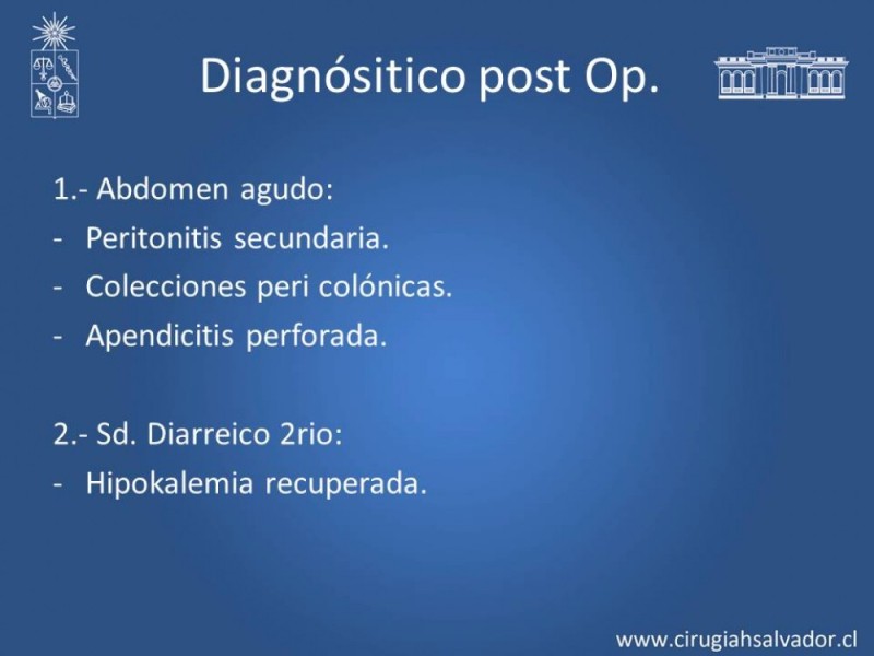 Diapositiva 18 de Absceso peri colónico