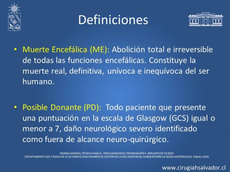 Diapositiva 3 de Muerte cerebral: manejo inicial del posible donante