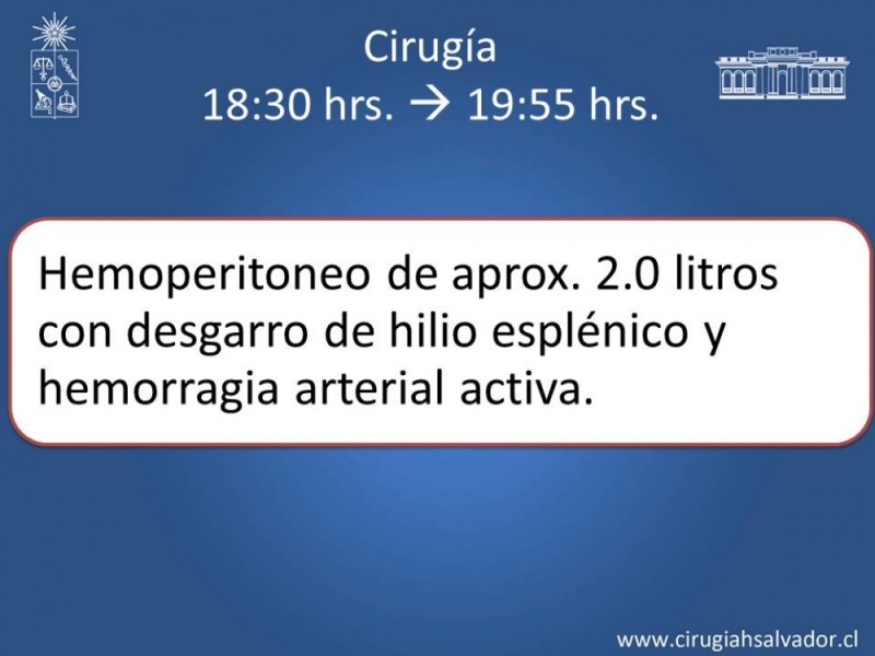 Diapositiva 31 de Trauma Esplénico