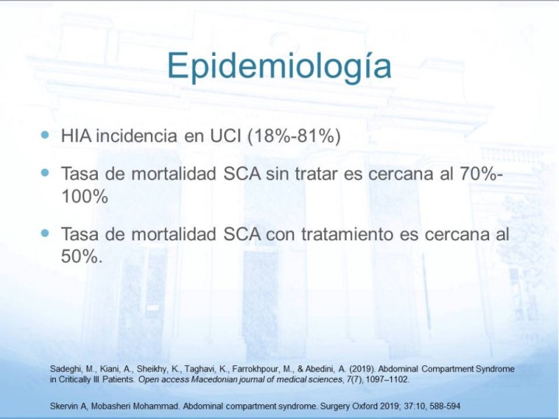 Diapositiva 7 de Síndrome Compartimental Abdominal