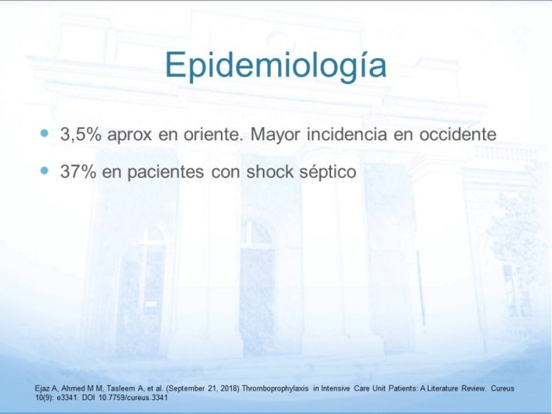 Diapositiva 3 de Tromboprofilaxis