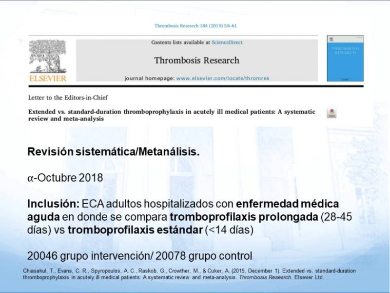 Diapositiva 11 de Tromboprofilaxis