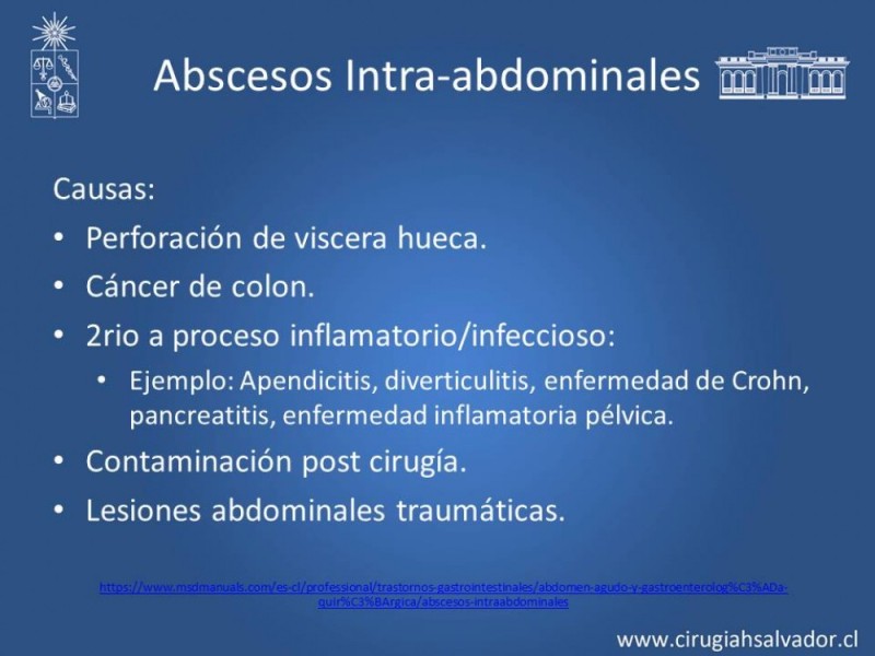Diapositiva 30 de Absceso peri colónico