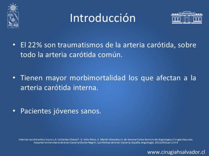 Diapositiva 5 de Trauma Carotídeo