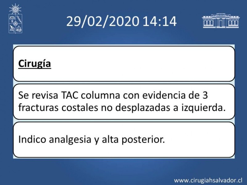 Diapositiva 18 de Trauma Esplénico